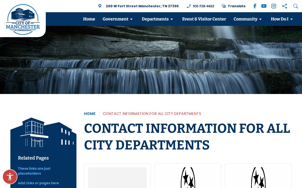 Manchester Police Department contacts for recent arrest records