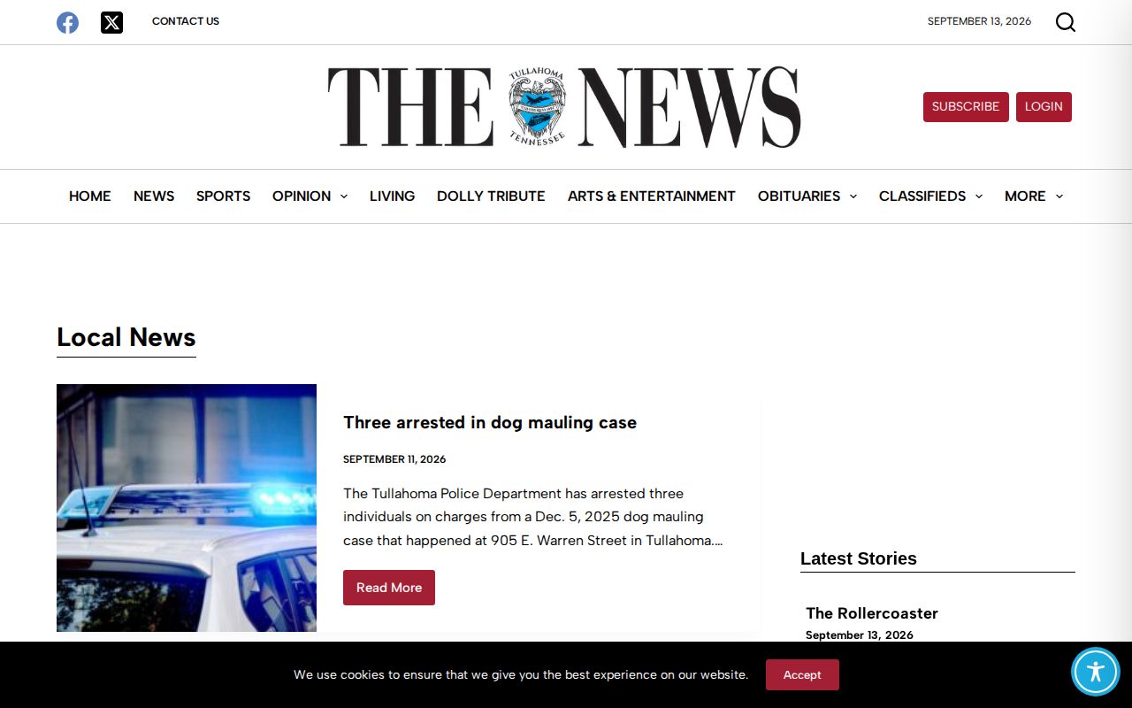 Tullahoma News Coffee County arrest reporting